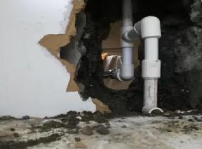 江岸厨房下水管道漏水检测